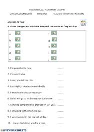 Position the position of a typical adverb of time within. Adverbs Of Time And Days Of The Week Worksheet