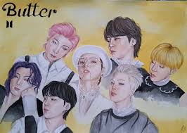 Bts tapestry, kpop bts poster tapestry boutique bts butter tapestry wall hanging wall decorations for living room bedroom home decor (60 x 40 in) 5.0 out of 5 stars 1 $11.99 $ 11. Minaaaa 98 On Twitter Some Butter Art Butterworldwideparty Butter Bts Butter Bts Btsbackwithbutter Btsarmy Btsfanart Btsbutter Btsart Art Drawing Kpopfanart Fanart Ot7 Butterteaser V Jungkook Jimin Jin Jhope Rm Suga
