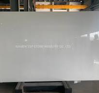 Pure White Crystallized Glass Panel Nano Stone Slabs for Wall Countertop