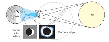 [partial solar eclipse of october 2014: Draw And Label The Diagram Of Total And Partial Solar Eclipse Geography Shaalaa Com