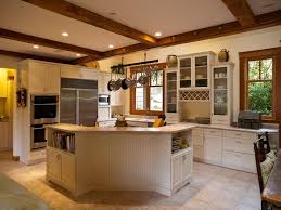white kitchen with wood stained windows