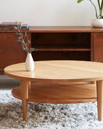 Round Coffee Table Oxelaand White Oak In 2020 Coffee Table White Oak Coffee Table Scandinavian Coffee Table
