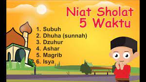Check spelling or type a new query. Niat Sholat Wajib 5 Waktu Beserta Artinya Youtube