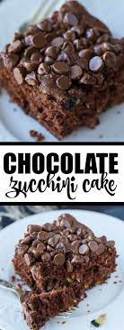 Chocolate Zucchini Cake Rich Moist And Fudgy This Easy Cake Recipe Is The Perfect Dessert For Any Chocolate Zucchini Cake Frosted Lemonade Recipe Desserts