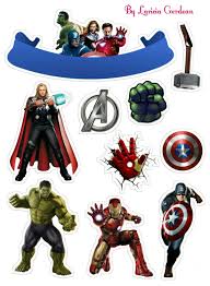 Avengers Party Free Printable Cake Toppers Oh My Fiesta For Geeks Avengers Party Avengers Cake Topper Avengers Party Decorations