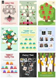 Editable Free Family Chart Templates