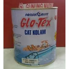 Cat Kolam Glotex Biru Putih 1 Kg Kolam Ikan Renang Berenang Bak Air Shopee Indonesia