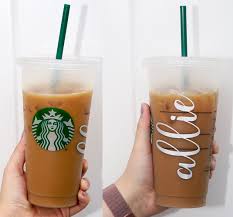 Starbucks Personalized Cup Venti Reusable Cup Name Etsy Custom Starbucks Cup Iced Coffee Cup Starbucks