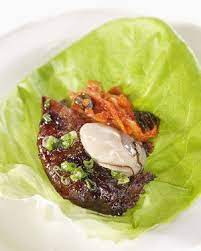 Bo Ssam Recipe Martha Stewart Living This Recipe For A Delicious Korean Dish Is Courtesy Of Momofuku Chef David Ssam Recipe Recipes Celebrity Chef Recipes