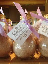 Sugar Spice Baby Girl Shower Favors For Our Daughter In Law S Baby Shower I Found Mini Glass Baby Shower Favors Girl Girl Shower Favors Baby Shower Tea