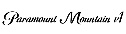 Script | views, 95 downloads. Paramount Mountain V1 Font Ffonts Net