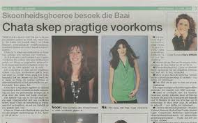Newspaper articles written in afrikaans. Chata Gives Practical Advice Die Burger Afrikaans Article Image Consultant Chata Romano