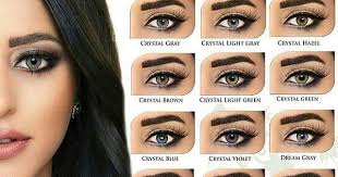 instagram contact lenses colored green crystals blue crystals