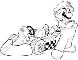 The basic koopa troopa was the first enemy the mario brothers ever faced together. Mario And Racing Car In Mario Kart Wii Coloring Pages Super Mario Bros Coloring Pages Coloring Pages For Kids And Adults