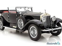 Bill black and geo ham (1929 only) were employed to create color illustrations for the firm's corporate clients or hard to please customers whenever hibbard or darrin were too busy. 1928 Rolls Royce Phantom I Zum Verkauf Morocco