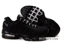 Nike Air Max 95 All Black White Lastest