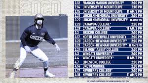Kcc offers intercollegiate men's basketball, women's basketball, baseball, softball, men's soccer and volleyball. Baseball Releases 2020 Schedule Queens University Of Charlotte Athletics