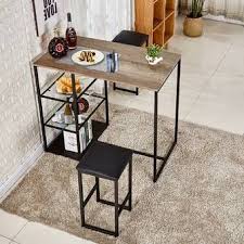 Denham 3 Piece Pub Table Set In 2020 Nook Dining Set Breakfast Nook Dining Set Counter Height Dining Sets