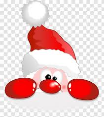 Christmas background classical santa claus icon snowfall decor. Rudolph Funny Santa Claus Reindeer Christmas Cartoon Transparent Png