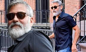 Maybe you would like to learn more about one of these? George Clooney Rocks A Casual Look While Returning To His New York City Apartment Daily Mail Online