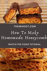 Homemade Honeycomb Cadbury Crunchie Bars Bigger Bolder Baking Recipe Honeycomb Recipe Chocolate Covered Honeycomb Recipe Crunchie Recipes