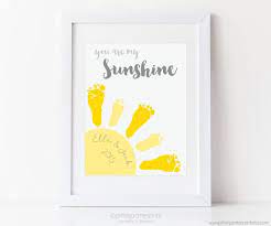 sibling twin you are my sunshine wall art print baby etsy 命名書 生まれたての赤ちゃん 足跡アート