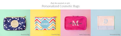 personalized cosmetic bags