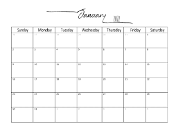 Download free printable pdf calendars and annual planners 2022, 2023 and 2024. Free Printable January 2021 Calendar Customize Online