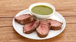 Eye Fillet Steak With Chimichurri Recipe Fillet Steak Masterchef Recipes Chimichurri