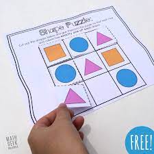 Free preschool and kindergarten worksheets. Cut And Paste Logic Puzzles For Preschoolers