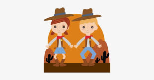 In girls' equestrian sport boots. Cowboy Lingo Cowboy And Cowgirl Cartoon Png Image Transparent Png Free Download On Seekpng