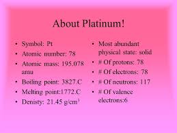 How do you calculate the mass of an atom? Platinum By Maghen Warren Ppt Video Online Download