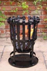 Outdoor Large Steel Brazier Complete With Barbeque Grill Ideal For Burning Garden Rubbish By Gardeco Barbecue Design Wood Burning Fire Pit Fire Pit Designs