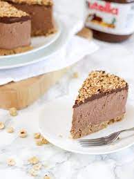 How To Make The Best Ever No Bake Nutella Cheesecake With Video Tutorial This Delicious Chees Nutella Cheesecake Nutella Recipes Nutella Cheesecake Recipes