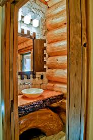 See more ideas about home, house design, rustic bathrooms. Small Log Cabin Bathrooms Houzz