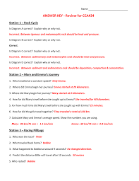 Find a mineral that has properties that match sample a. Name Answer Key Review For Cca 24 Station 1 Rock Cycle