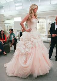 Kristin Chenoweth S Assistant On Say Yes To The Dress I Am In Love With This Gown Wedding Dresses Blush Blush Pink Wedding Dress Mark Zunino Wedding Dresses