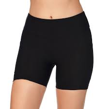 Women S Croft Barrow Mid Thigh Fitted Swim Shorts In 2021 Swim Shorts Women Swim Shorts Women