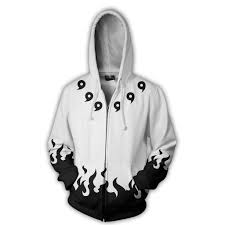 Naruto Streetwear Black White Flames 6 Paths Hoodie Sweatshirt Jacket Naruto Hoodie Hoodies Men Mens Sweatshirts Hoodie