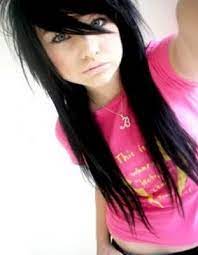 Jeneres Black Hair Blue Eyes Emo