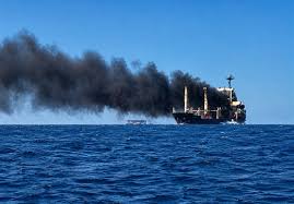 Oil Tanker Explodes in Strait of Hormuz After Leaving Designated Route