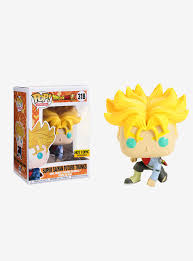 Funko Dragon Ball Super Pop Animation Super Saiyan Future Trunks Vinyl Figure Hot Topic Exclusive Vinyl Figures Dragon Ball Super Future Trunks