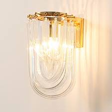 Whether you are looking for a floor lamp that casts lots of light or a smaller lamp to give your space dial up the contrast in your farmhouse living room with this modern table lamp. Gold Candle Wall Light With U Shaped Shade Single Light Modern Wall Lamp For Bedroom Living Room Beautifulhalo Com