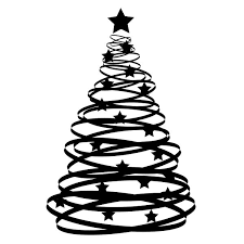Christmas Silhouette Buscar Con Google Christmas Tree Sketch Christmas Tree Clipart Black And White Tree