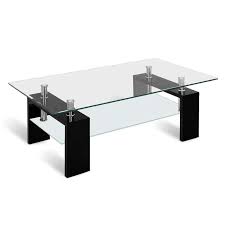 Get the best deals on glass coffee tables. Artiss Coffee Table 2 Tier Tempered Glass Stainless Steel Storage Shelf Modern Buy Coffee Tables 9350062162750