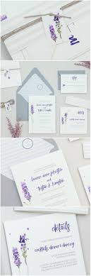 Modern Rustic Lavender Wedding Invitations By B Designs Paper Waterc Wedding Invitations Rustic Purple Lavender Wedding Invitations Purple Wedding Invitations