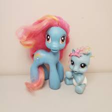 My Little Pony G3.5 - MLP Mom Dash - 2009 Shopping Day Rainbow Dash's  Mom & Baby | eBay