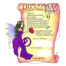 8 martie este ziua special dedicata femeilor. Diplome 8 Martie Diplome 8 Martie