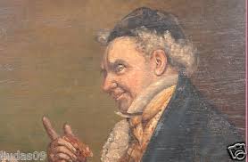 SUPERB!!! HENRY STACY MARKS 1829-1898 ORIGINAL OIL PAINTING EXCCENTRIC  MAGICIAN