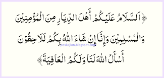 Untuk bacaan doa ziarah kubur sendiri, ketika telah berada di kuburan yang dituju, bagi yang belum tahu bacaan doanya, di sini kami akan membagikan kumpulan doa ziarah kubur mulai dari yang singkat, pendek, ringkas, hingga yang panjang atau lengkap. Doa Ziarah Kubur Lengkap Arab Latin Dan Artinya